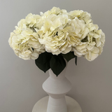 Kunstig Hortensia Buket - Creme