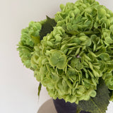 Kunstig Hortensia buket - grøn