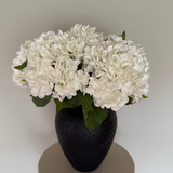 Kunstig Hortensia buket - hvid