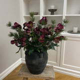 Kunstig Helleborus - Bordeaux