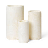 Alabast lysestage Cylinder - mellem