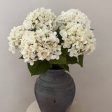 Kunstig Hortensia Belle Buket - Ivory (5 stk)