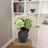Kunstig Hortensia Belle Buket - 'White & Green'