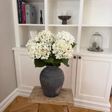 Kunstig Hortensia Belle Buket - Ivory (5 stk)