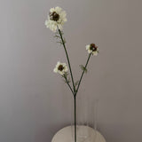 Kunstig Scabiosa - Hvid
