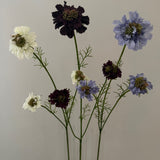 Kunstig Scabiosa - Lyselilla