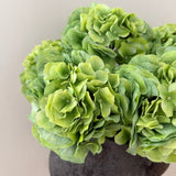 Kunstig Hortensia Buket - Grøn