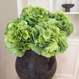 Kunstig Hortensia Buket - Grøn