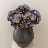 Kunstig Hortensia Buket - Gradueret Lilla (5 stk)