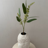 Kunstig Eucalyptus stilk med blomst