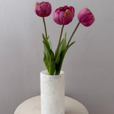 Kunstig 'Pæon Tulipan' bundt - Rose