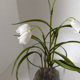 Kunstig klokkeblomst (30 cm) - Hvid