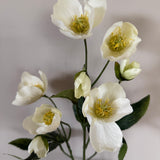 Kunstig Helleborus - Hvid