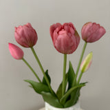 Kunstig ‘Dobbelt blomstrende’ Tulipaner - rose