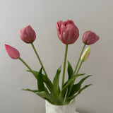Kunstig ‘Dobbelt blomstrende’ Tulipaner - rose