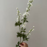 Artificial Delphinium - White