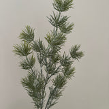 Artificial Spruce Pine Branch - White
