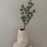 Artificial Spruce Pine Branch - White