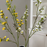 Artificial Wax Flower - Yellow