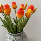 Kunstig Tulipan buket - Orange