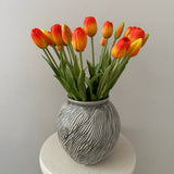 Kunstig Tulipan buket - Orange