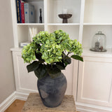 Kunstig Hortensia Belle Buket - Grøn (5 stk)