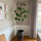 Kunstigt kærlighedstræ med store fingerblade (200 cm)