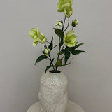 Kunstig Helleborus - Hvid/grøn