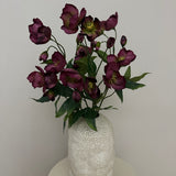 Kunstig Helleborus - Bordeaux