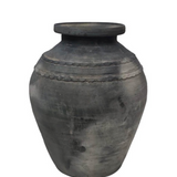 Lerkrukke (vase) med patina