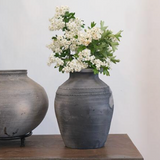 Lerkrukke (vase) med patina